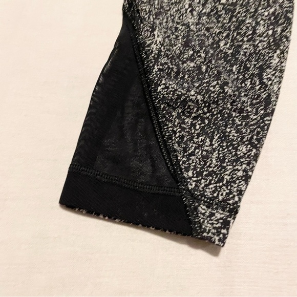 Lululemon Inspire Tight II Power Luxtreme Suited Jacquard Black White Size 6 - Picture 14 of 16